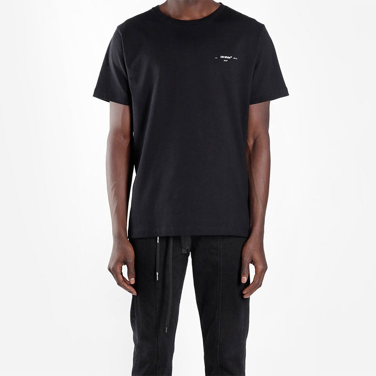 Off-White 3D Arrow Short Sleeve Ordinary Version Black OMAA027E181850241001 - 2