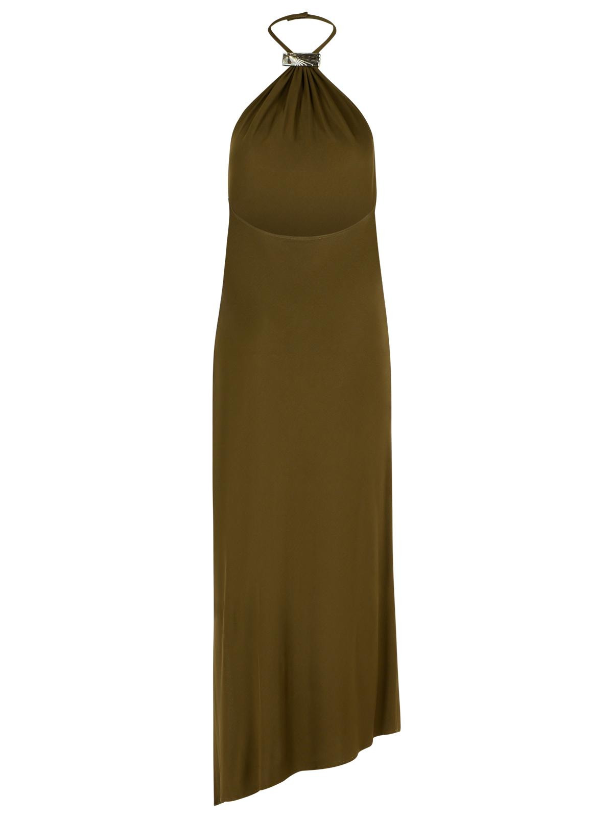 The Attico Green Viscose Dress Women - 3