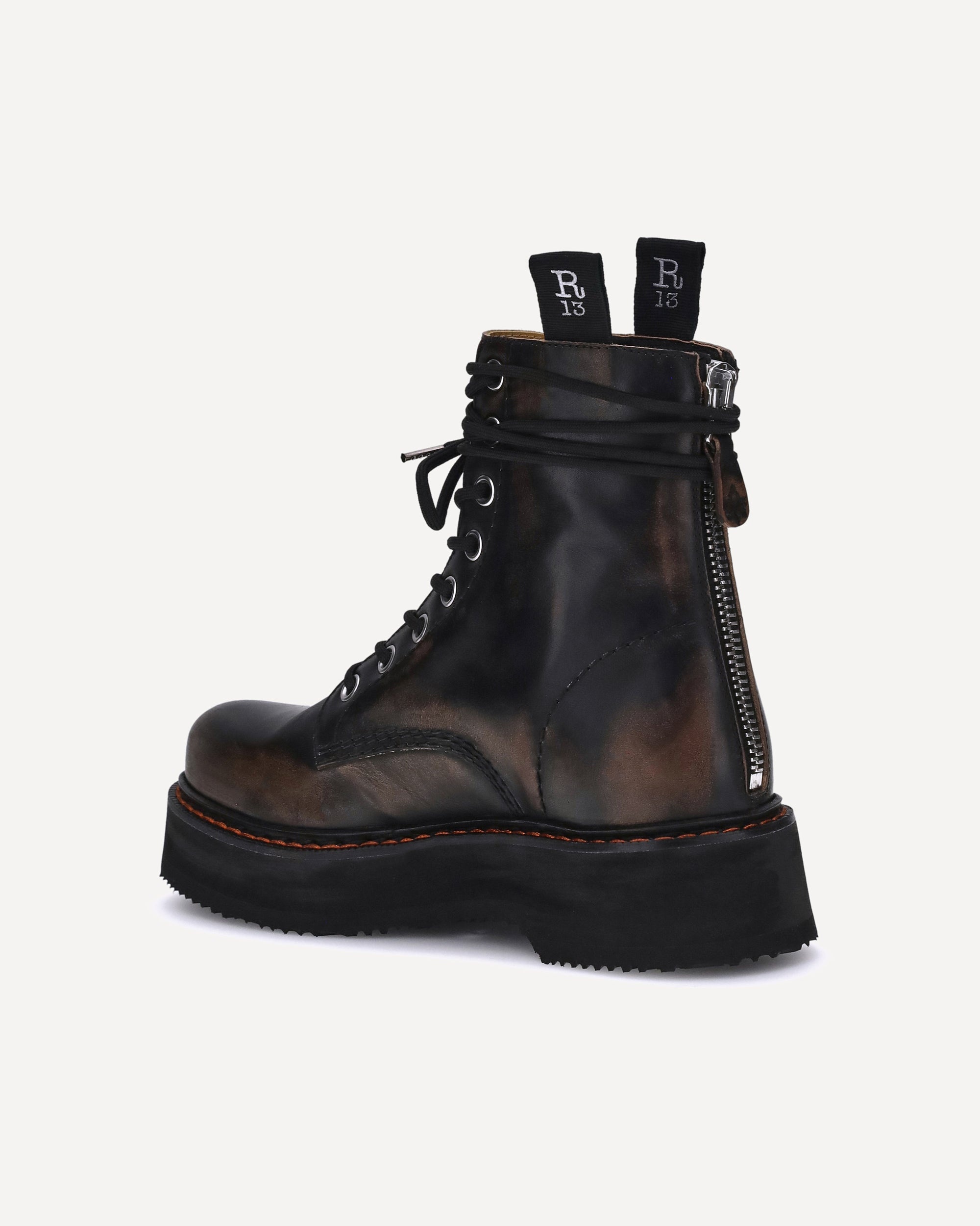 Lace-up Ankle Boots - 3