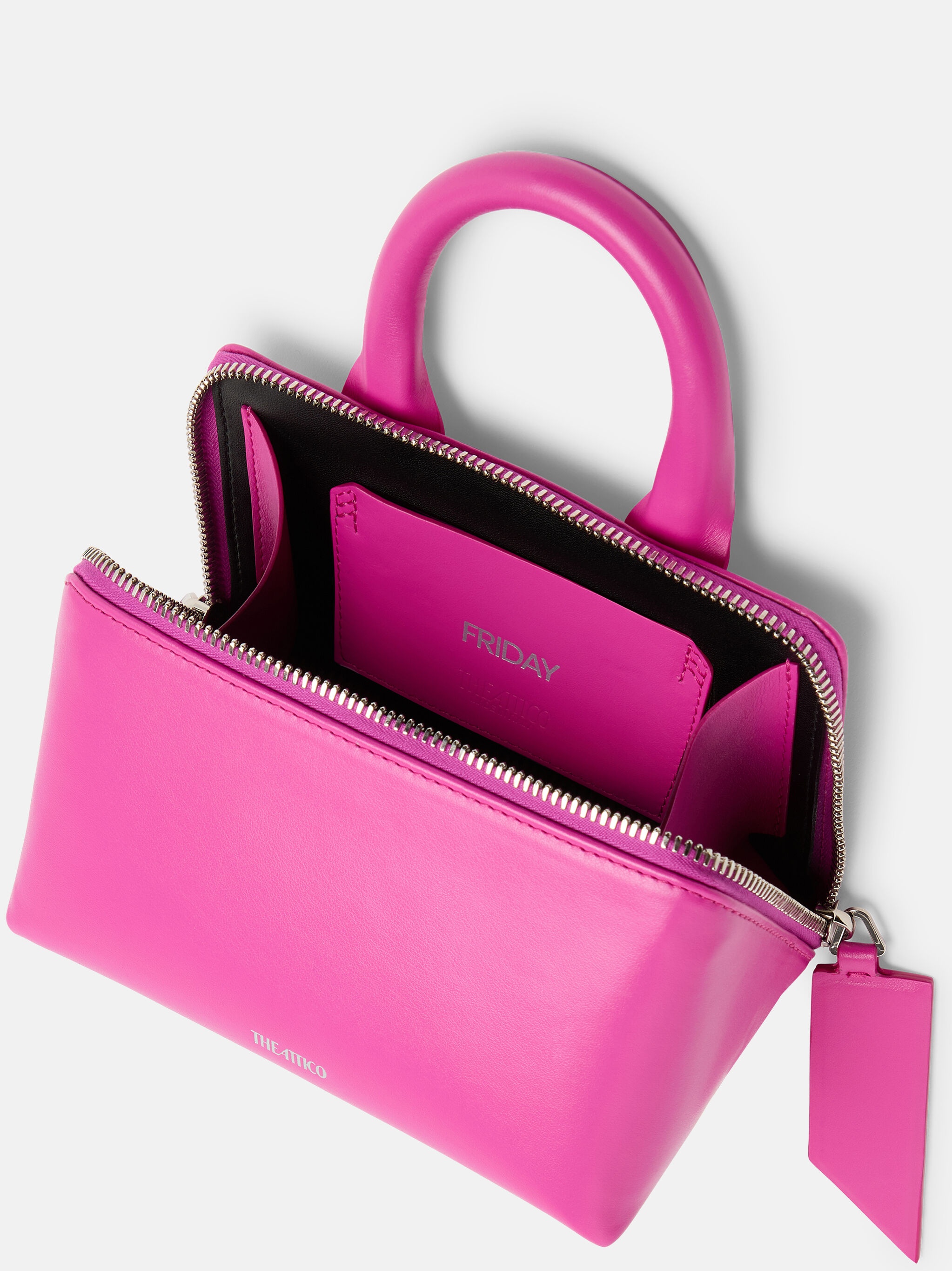''FRIDAY'' FUCHSIA MINI HANDBAG - 4