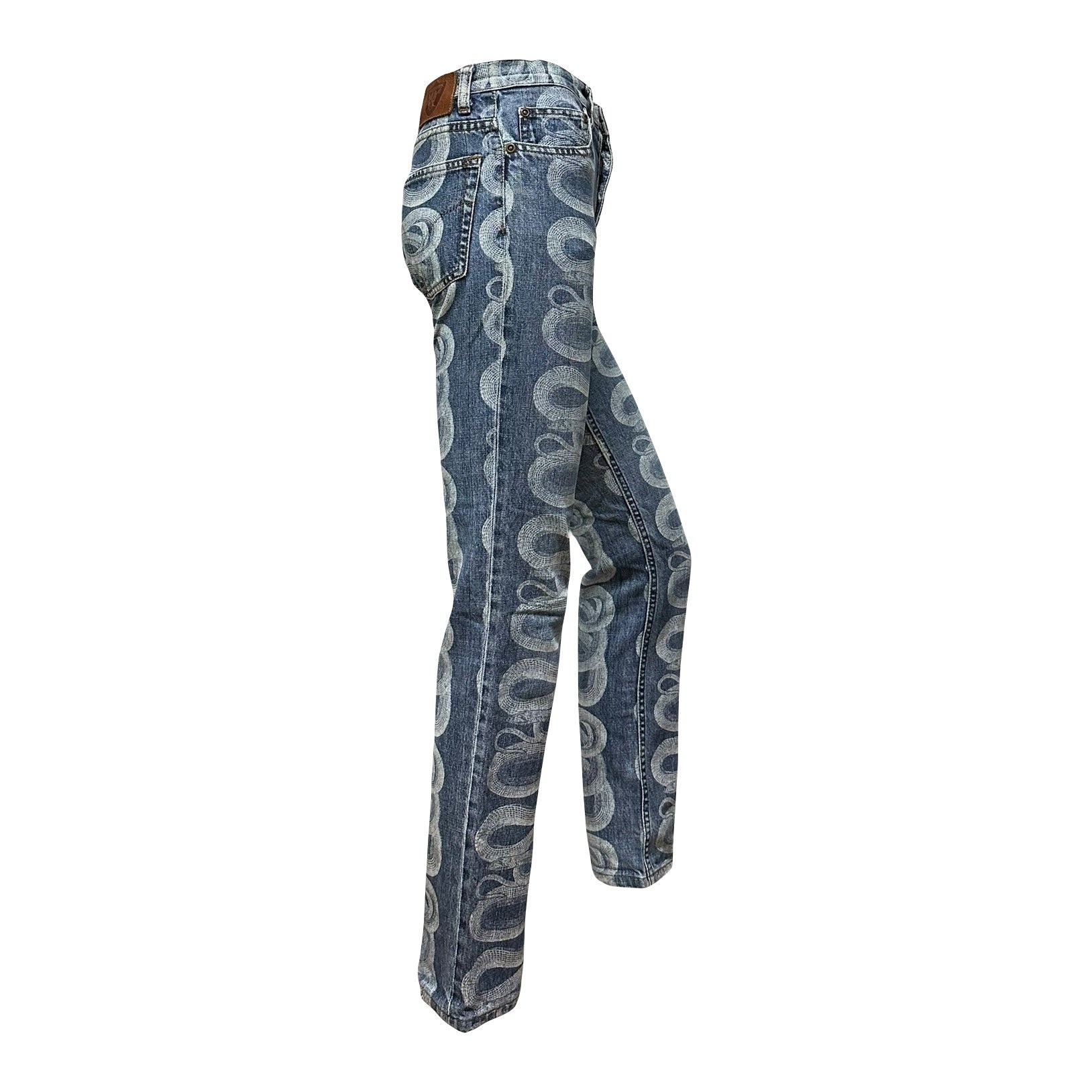 HYSTERICS - HYSTERICS Snake Print Denim Pants - 3