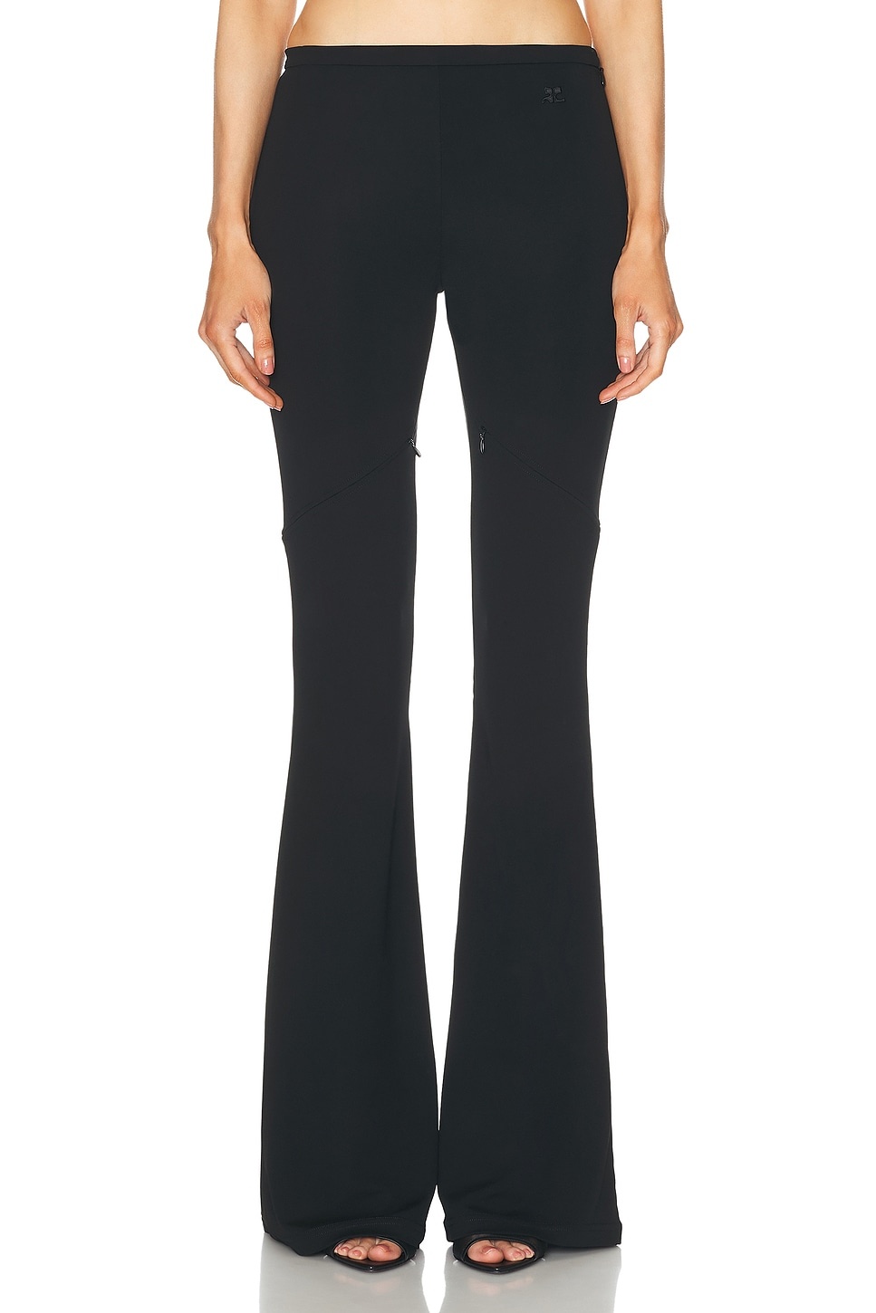 Ellipse Zip Crepe Jersey Bootcut Pant - 2