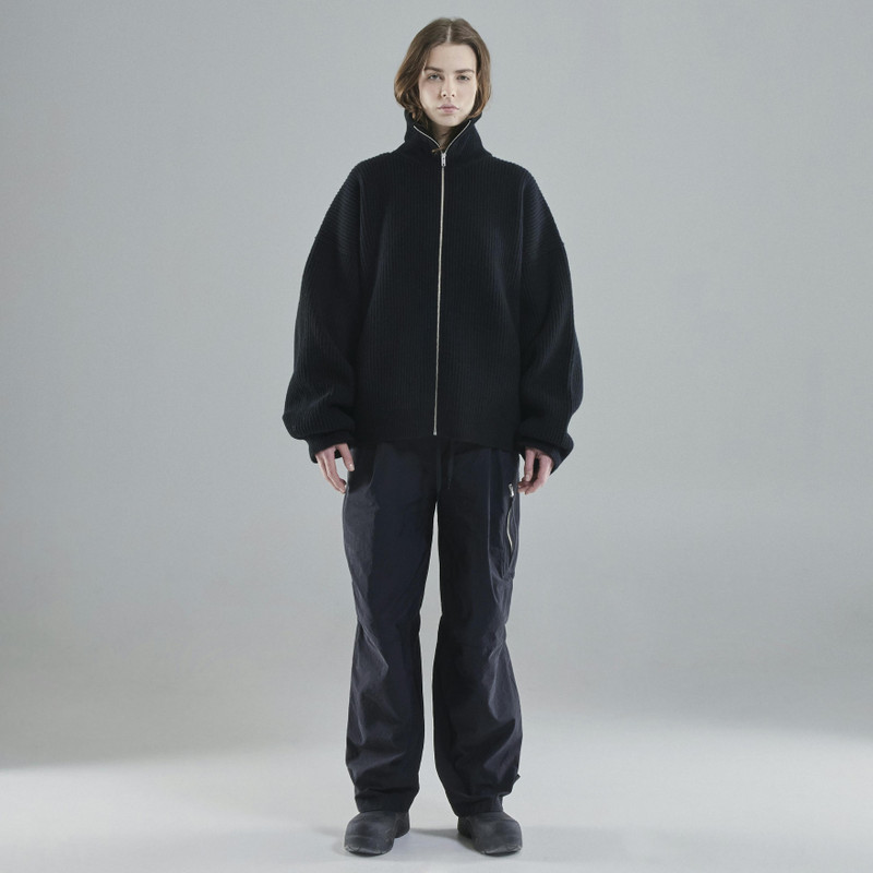 Vonarstræti Zipped Wool Sweater (Unisex) 3