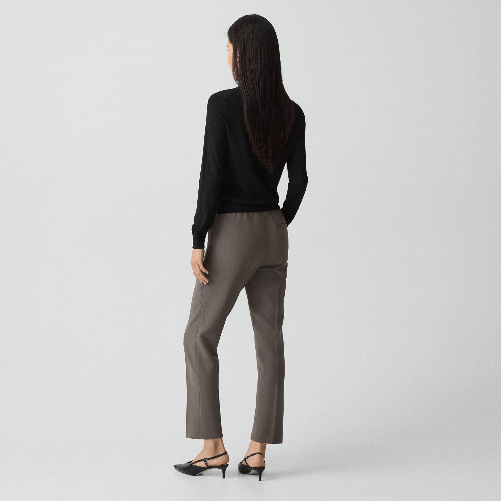 Treeca Pull-On Pant in Admiral Crepe - 4