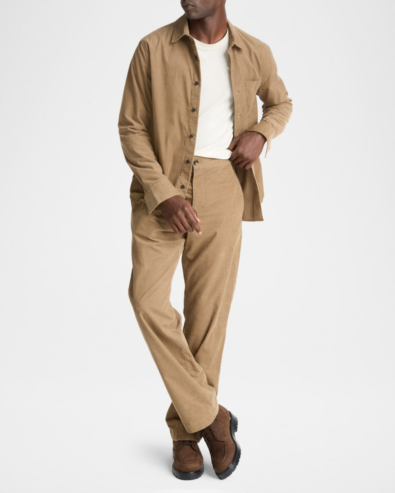 Vince Men's Italian Cotton Corduroy Button-Down Shirt outlook