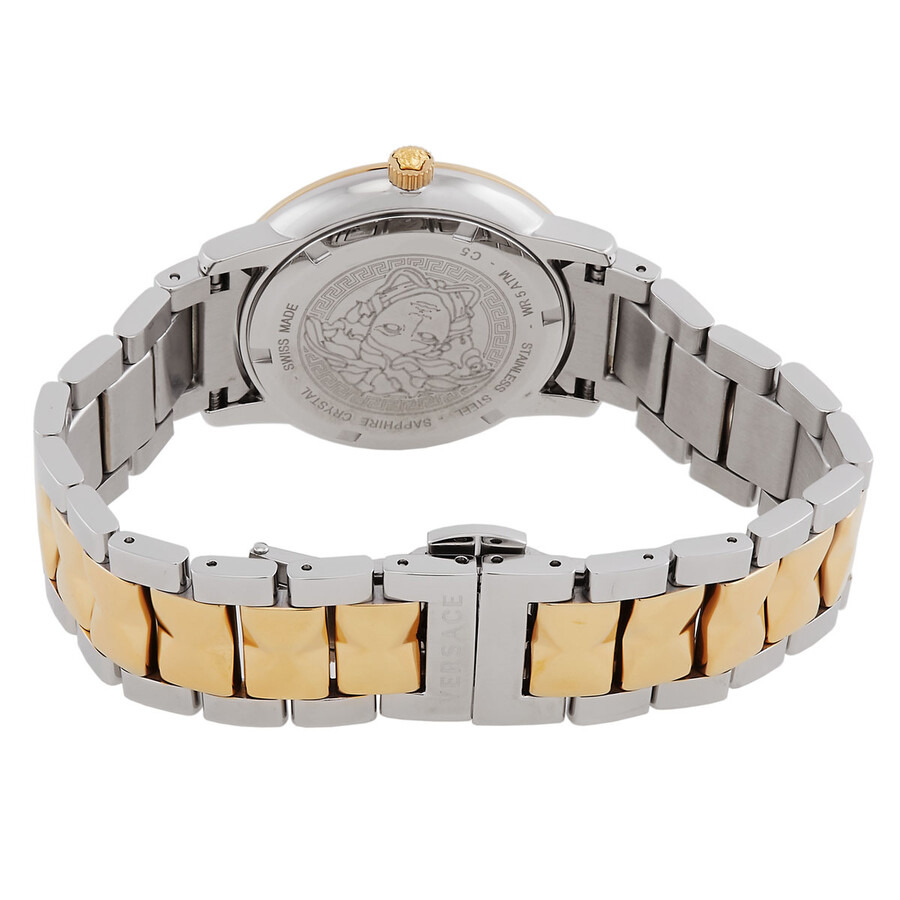 Versace V-Tribute Quartz Green Dial Two-Tone Ladies Watch VE2P00522 - 3