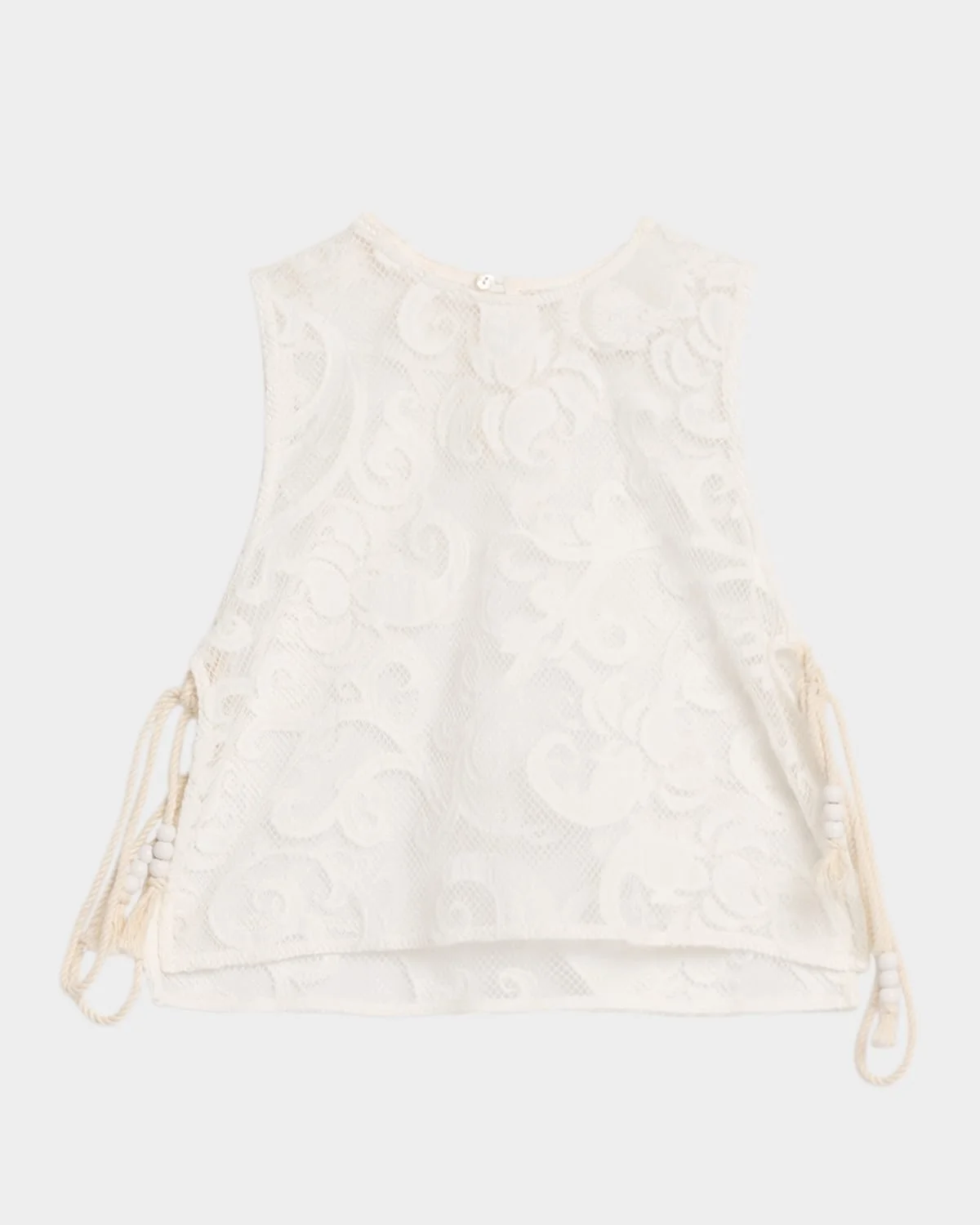 Bimini Embroidered Tie-Side Top - 1