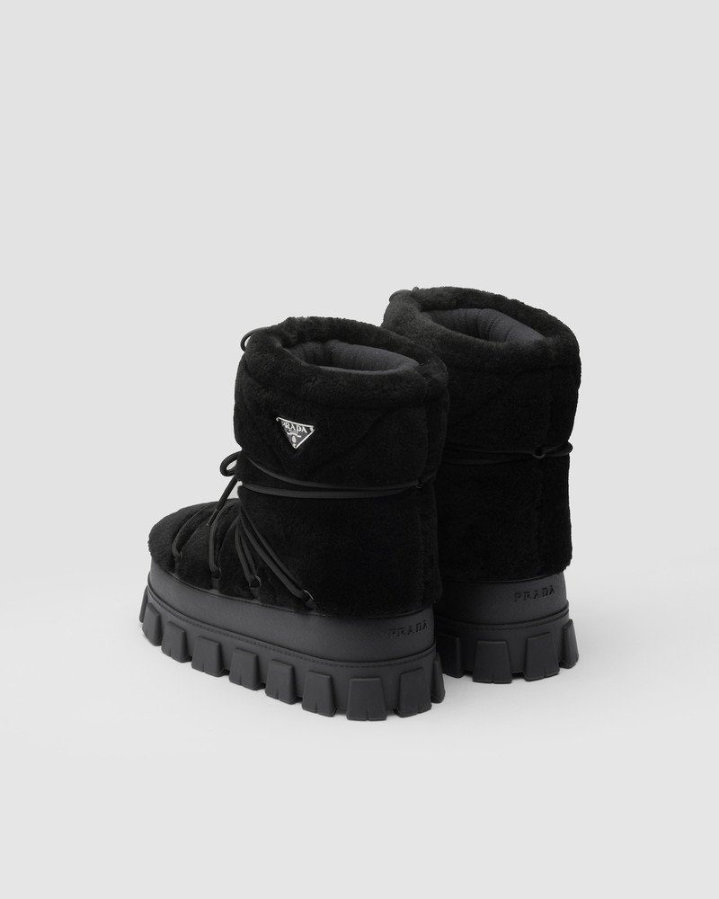 Prada Shearling après ski booties outlook