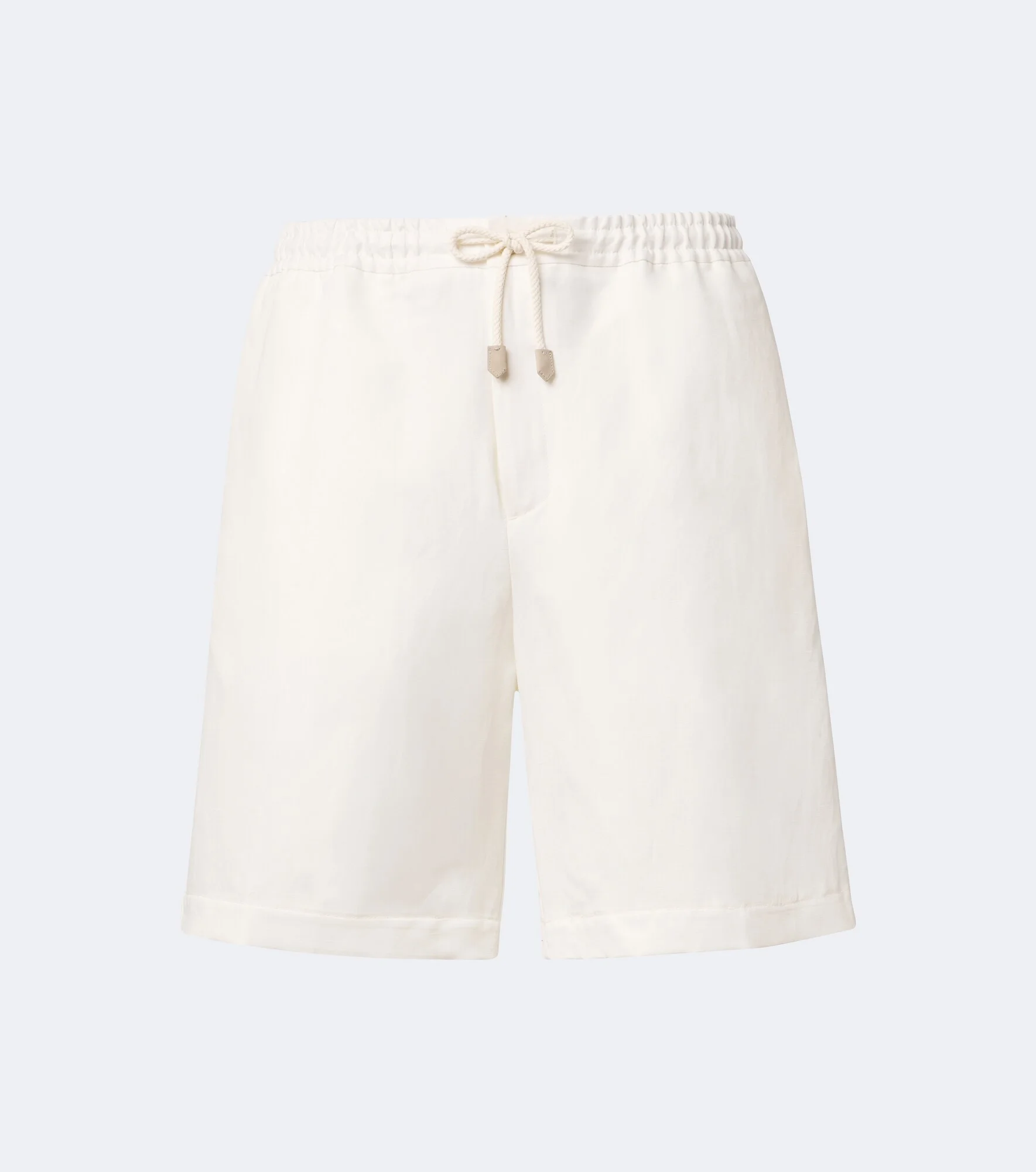 Linen and silk shorts - 1