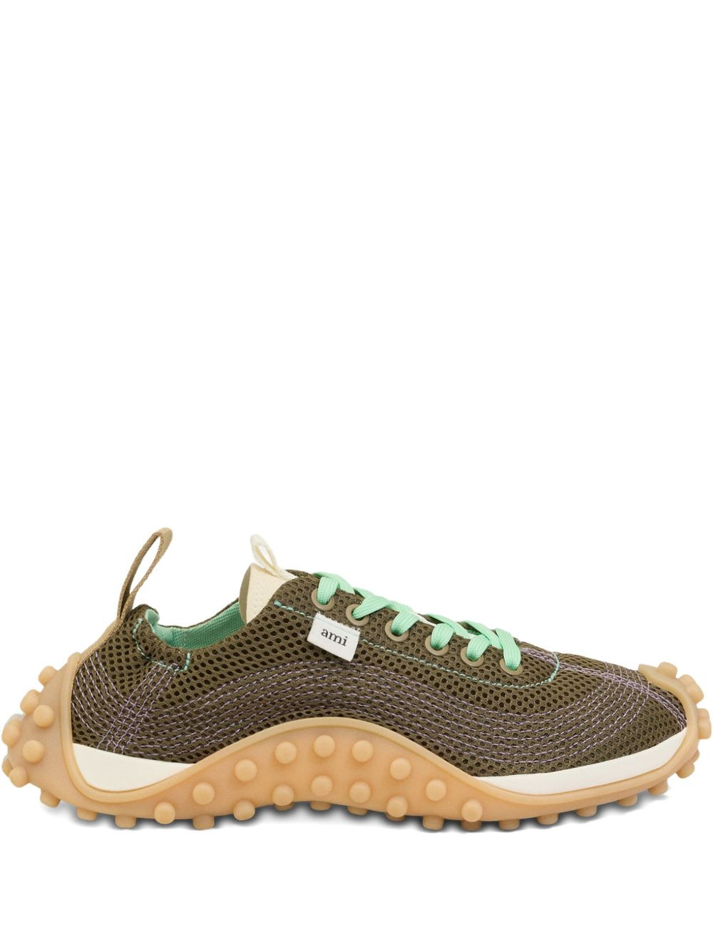 mesh-panelled sneakers - 1