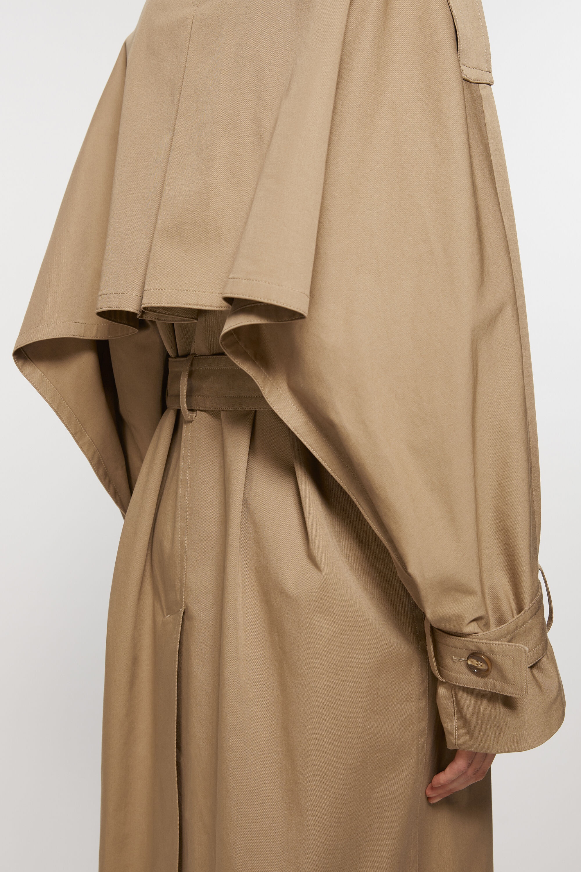 Double-breasted trench coat - Cold beige - 5