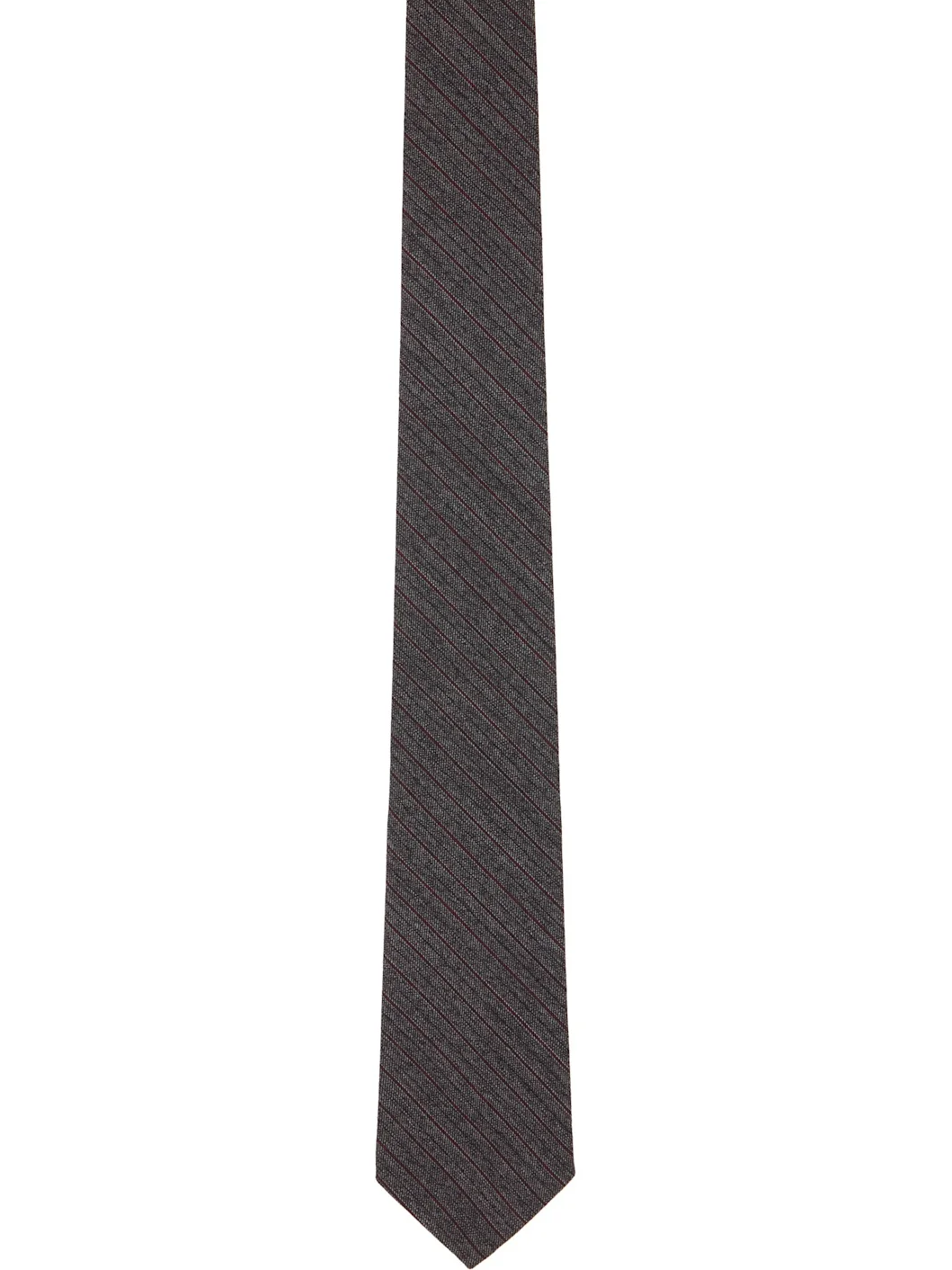 Gray Suiting Tie - 1