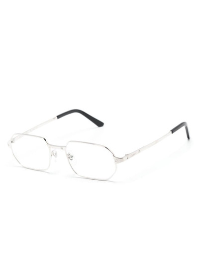 Cartier square-frame metal glasses outlook