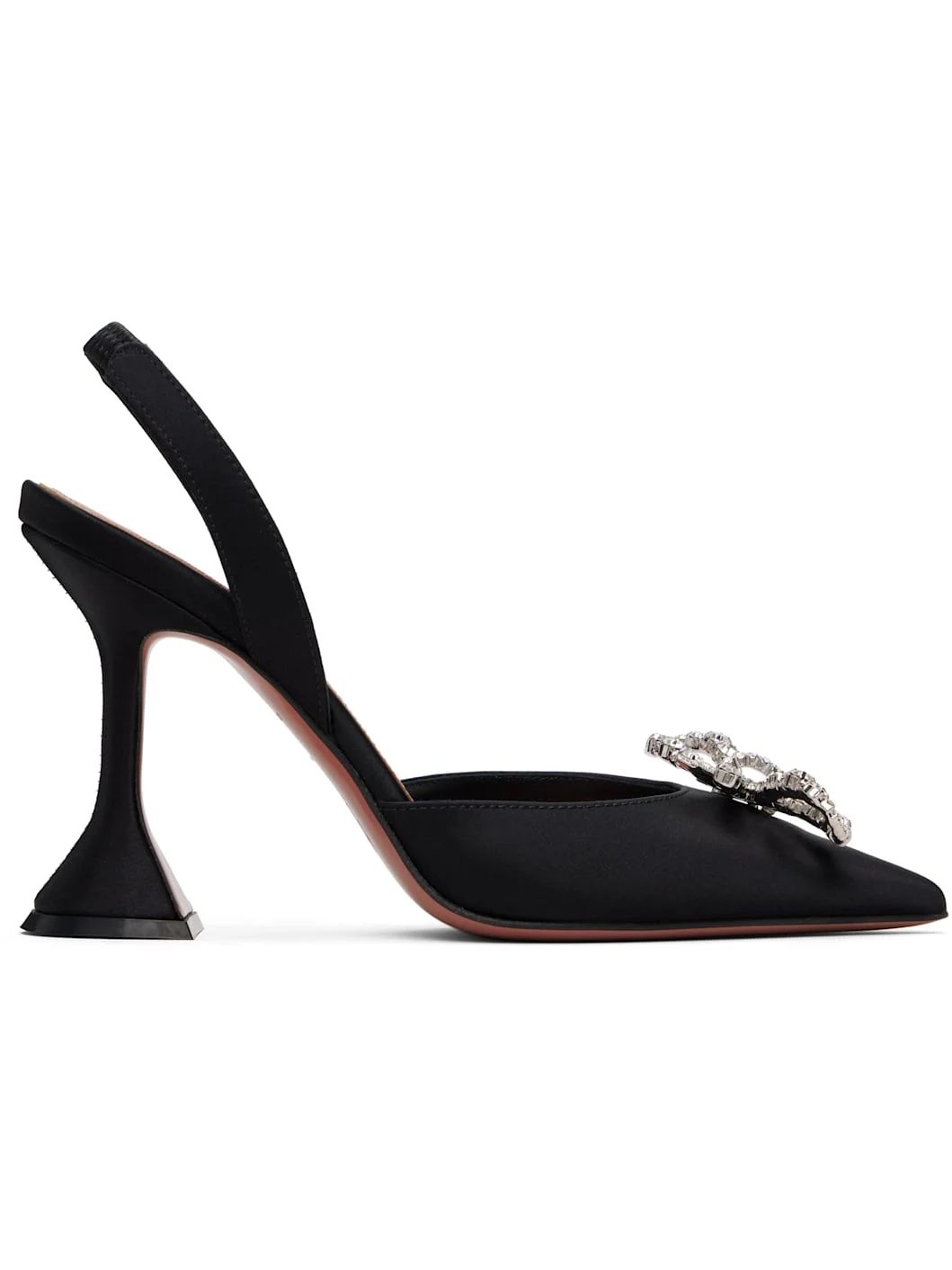 Black Rosie Sling Heels - 1