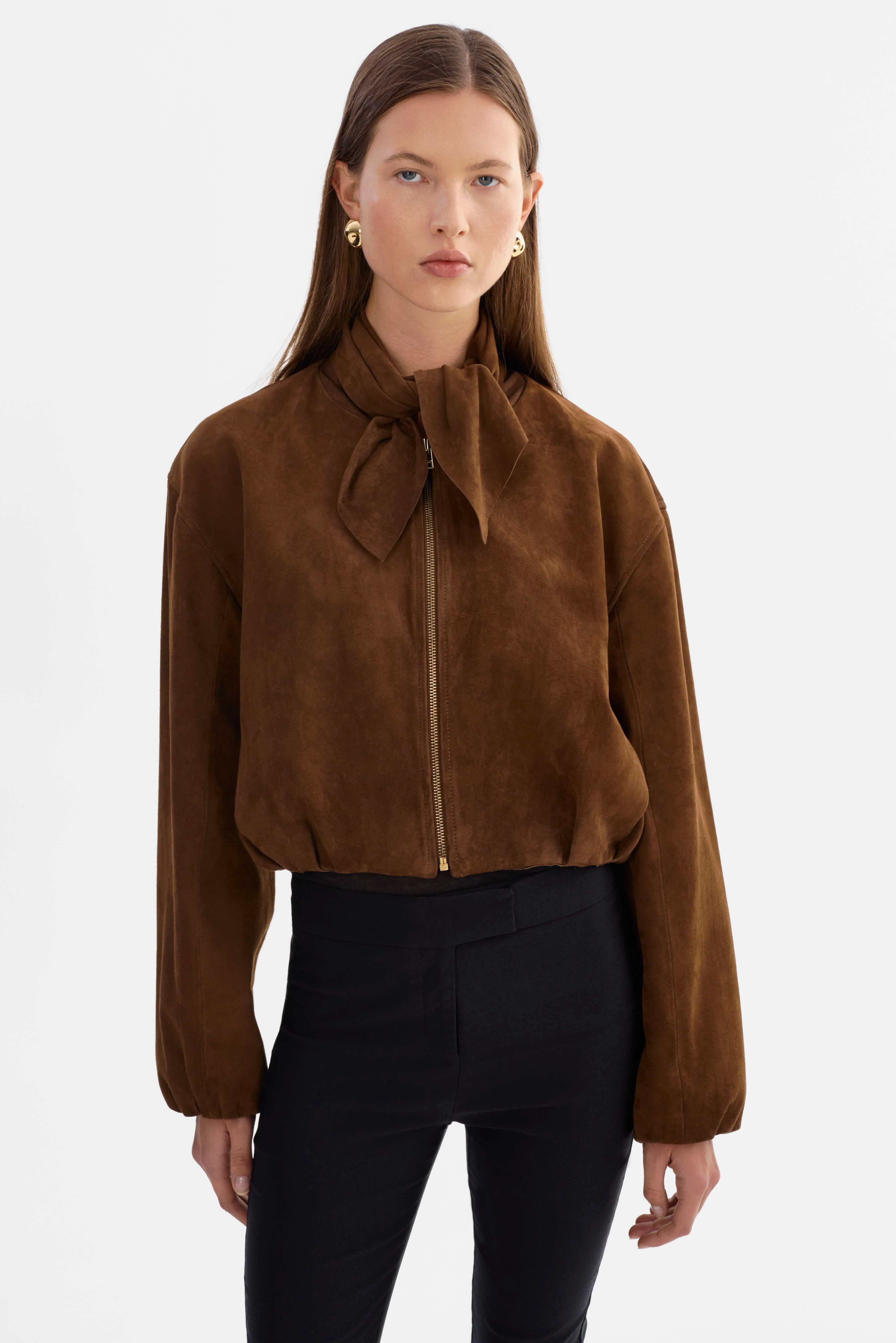 ANITA | Suede Bomber Jacket - 1