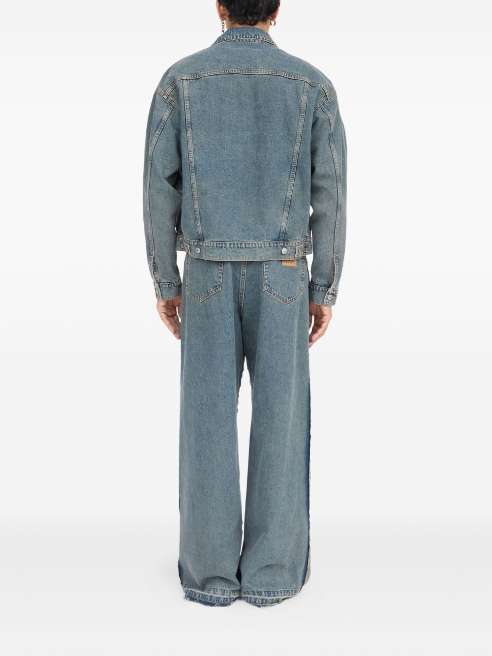 flap-pocket denim jacket - 5