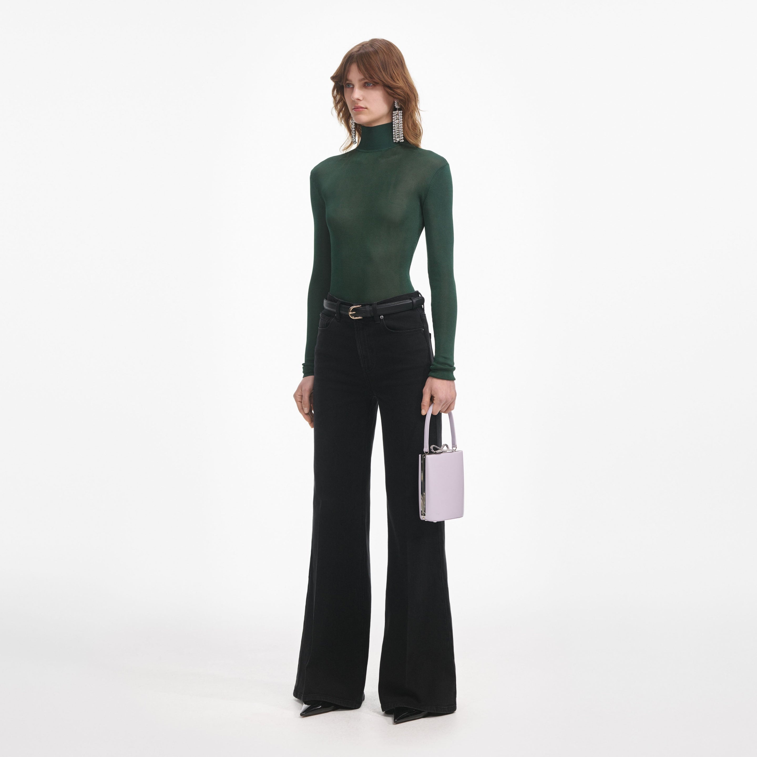 Black Flared Jeans - 2