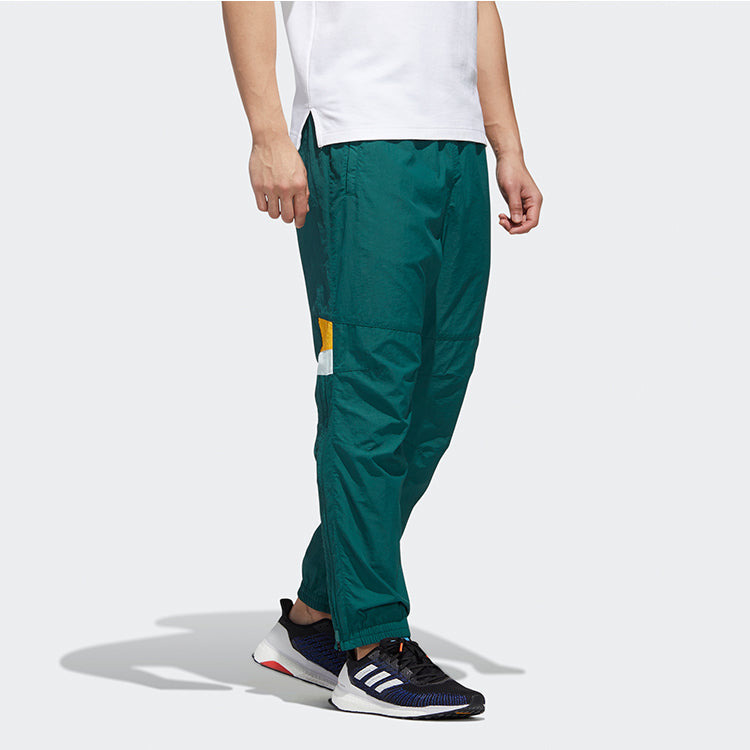 adidas Ub Pnt Double logo Colorblock Casual Sports Pants Forest Green GM4440 - 3