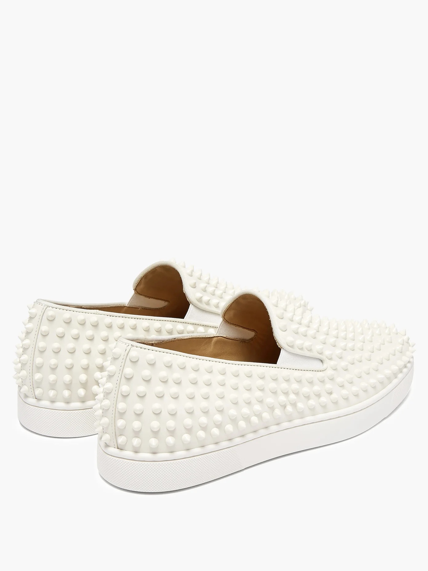 Roller Boat spike-embellished slip-on trainers - 4