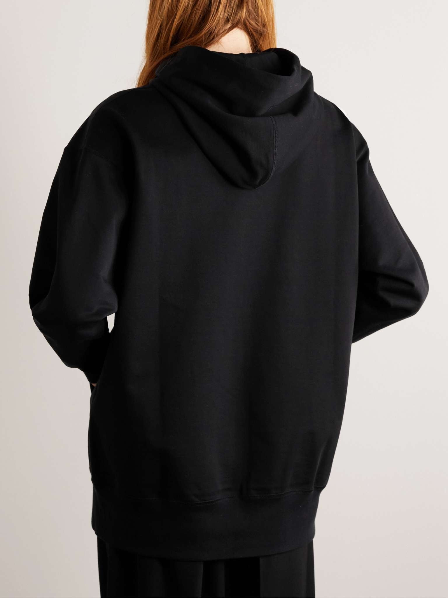 Logo-Print Cotton-Jersey Hoodie - 3