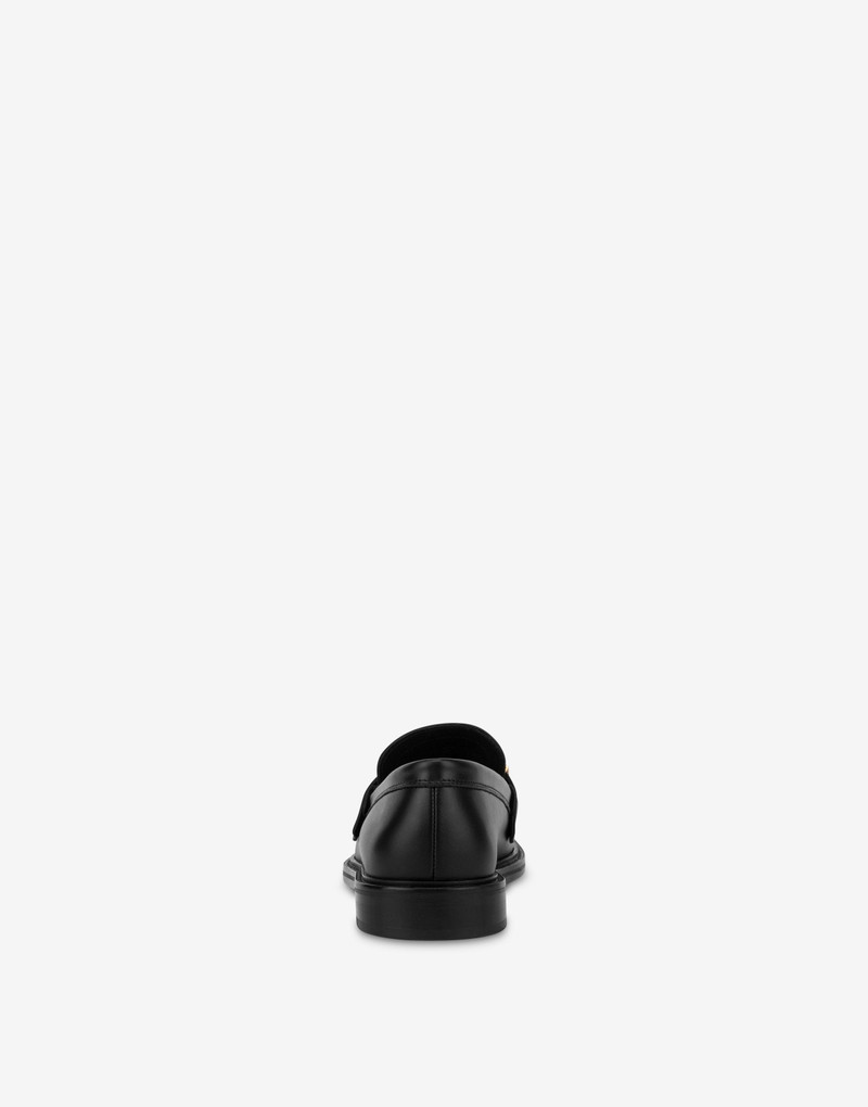 Moschino CALFSKIN JEWEL LOGO LOAFERS outlook