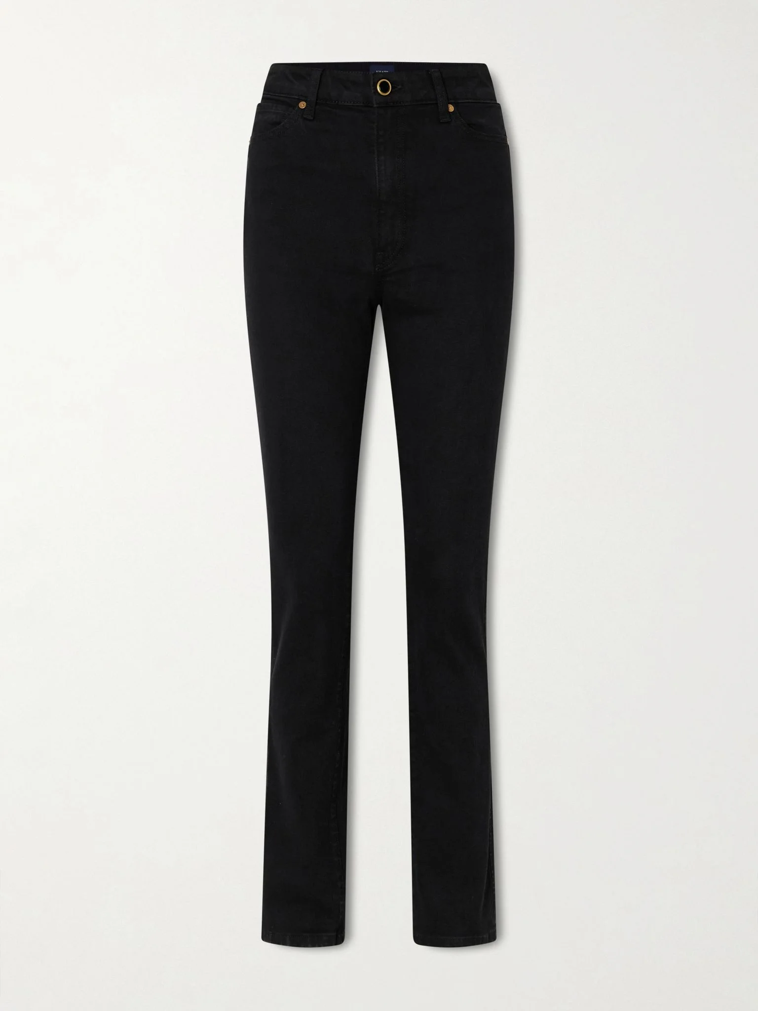 Daria high-rise slim-leg jeans Black - 1