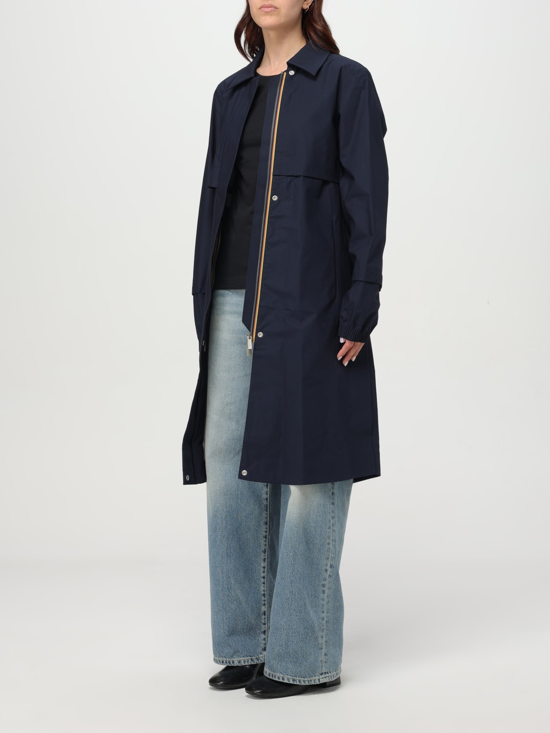 K-Way technical fabric trench coat - 3