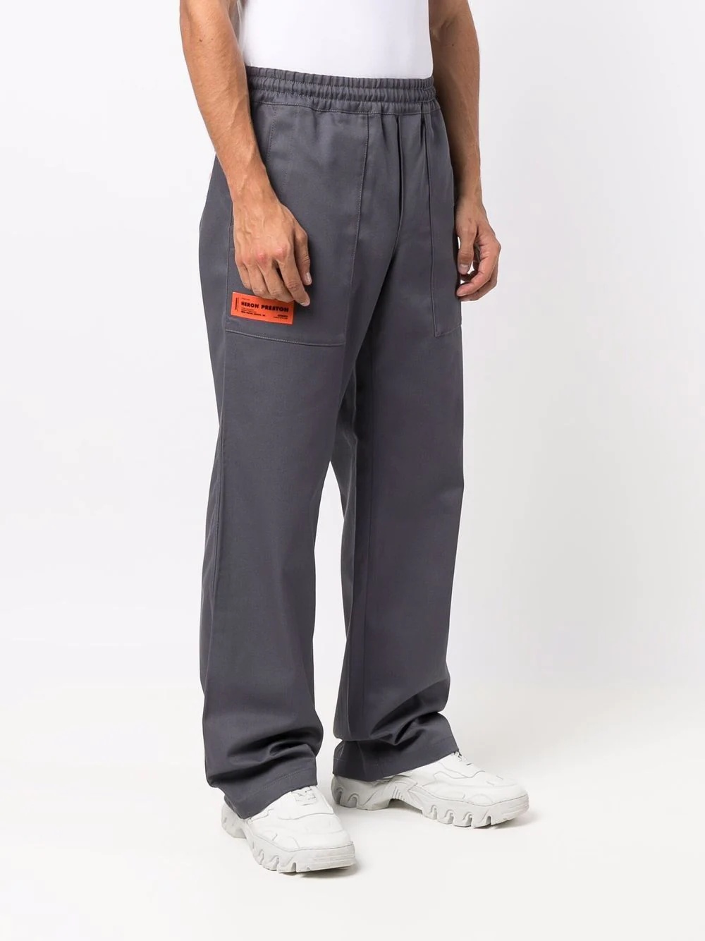 logo-patch track pants - 3