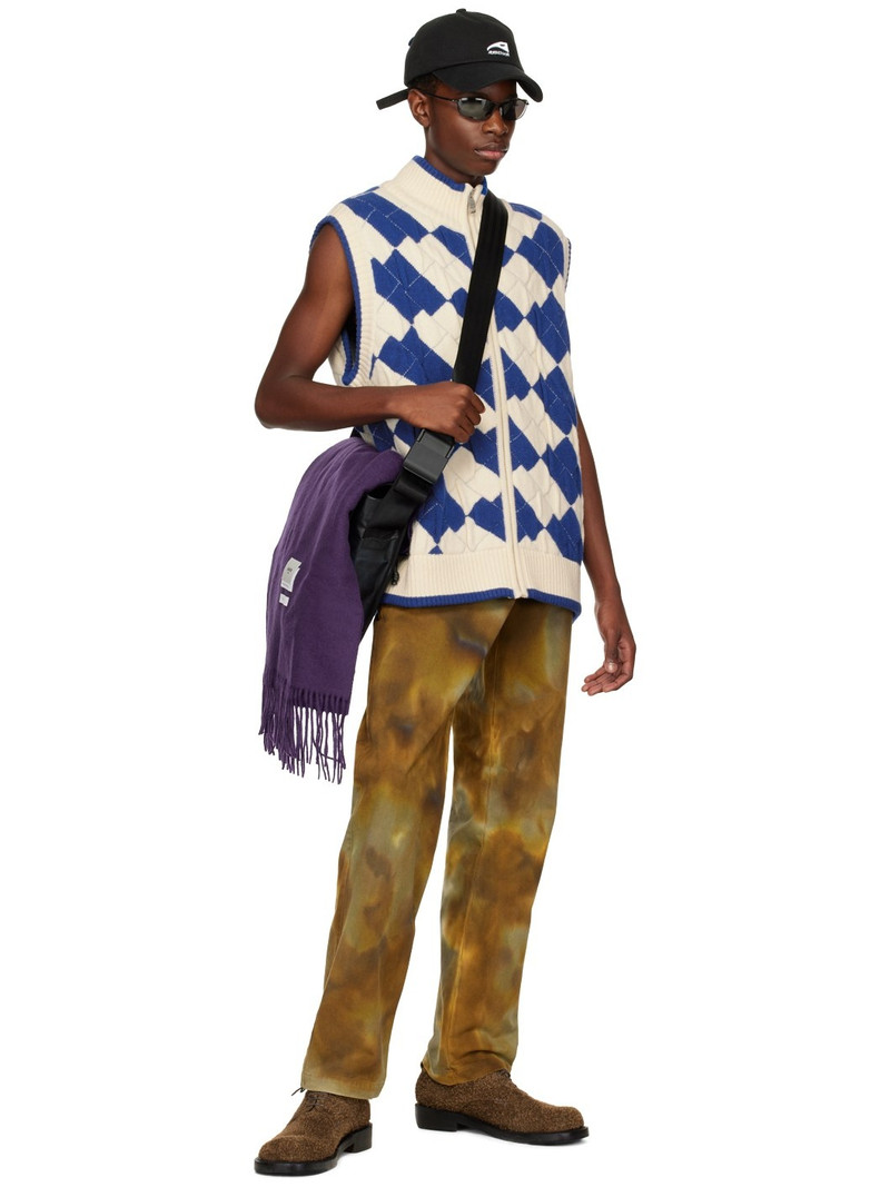 ADER error Blue & White Tenit Vest outlook