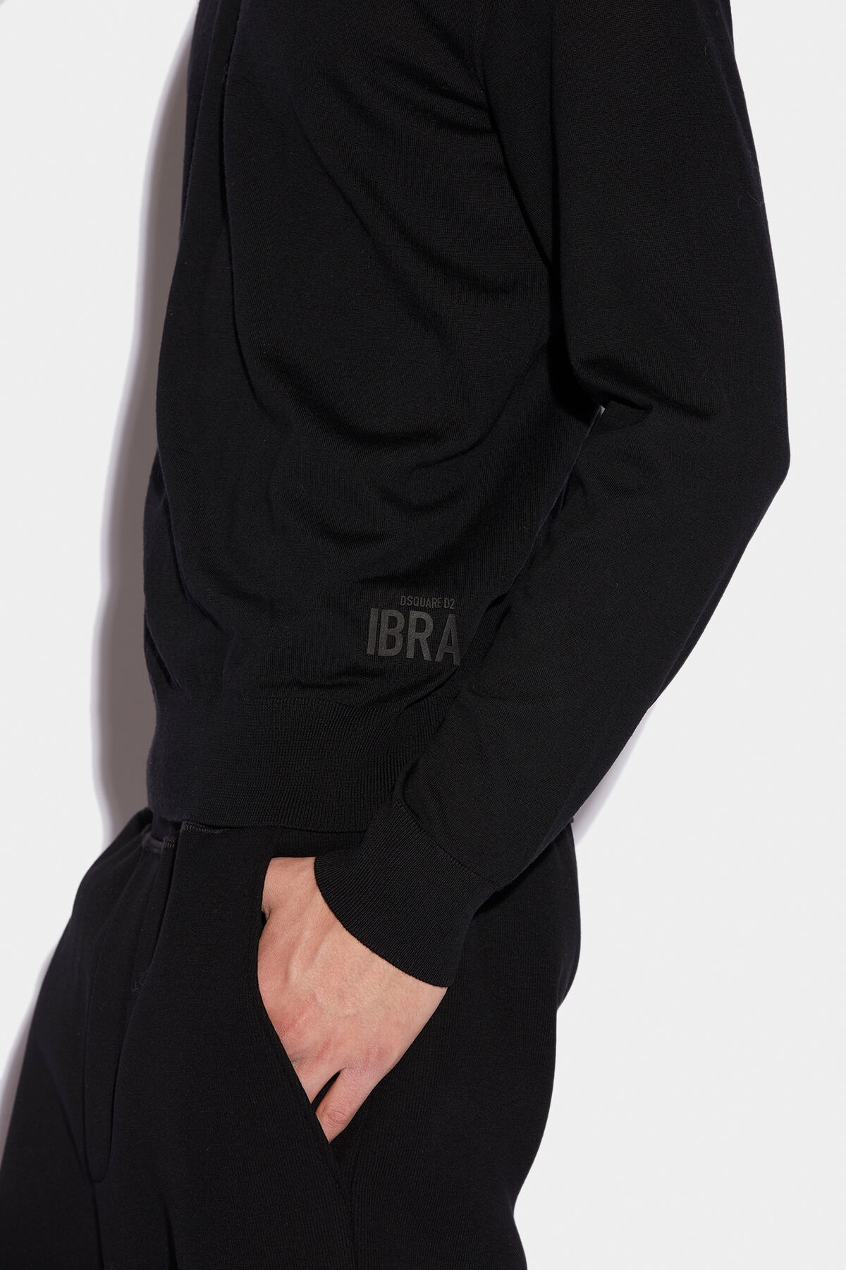 IBRA BLACK ON BLACK SWEATER - 3