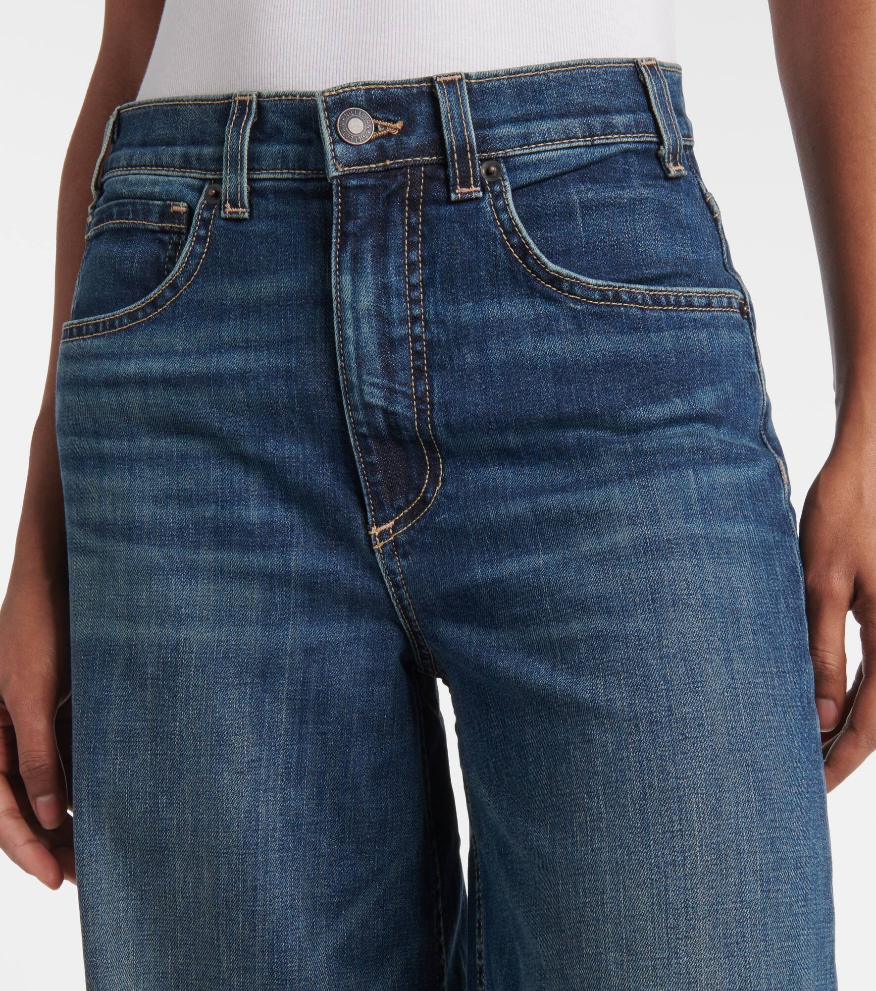 Rolland mid-rise wide-leg jeans - 4