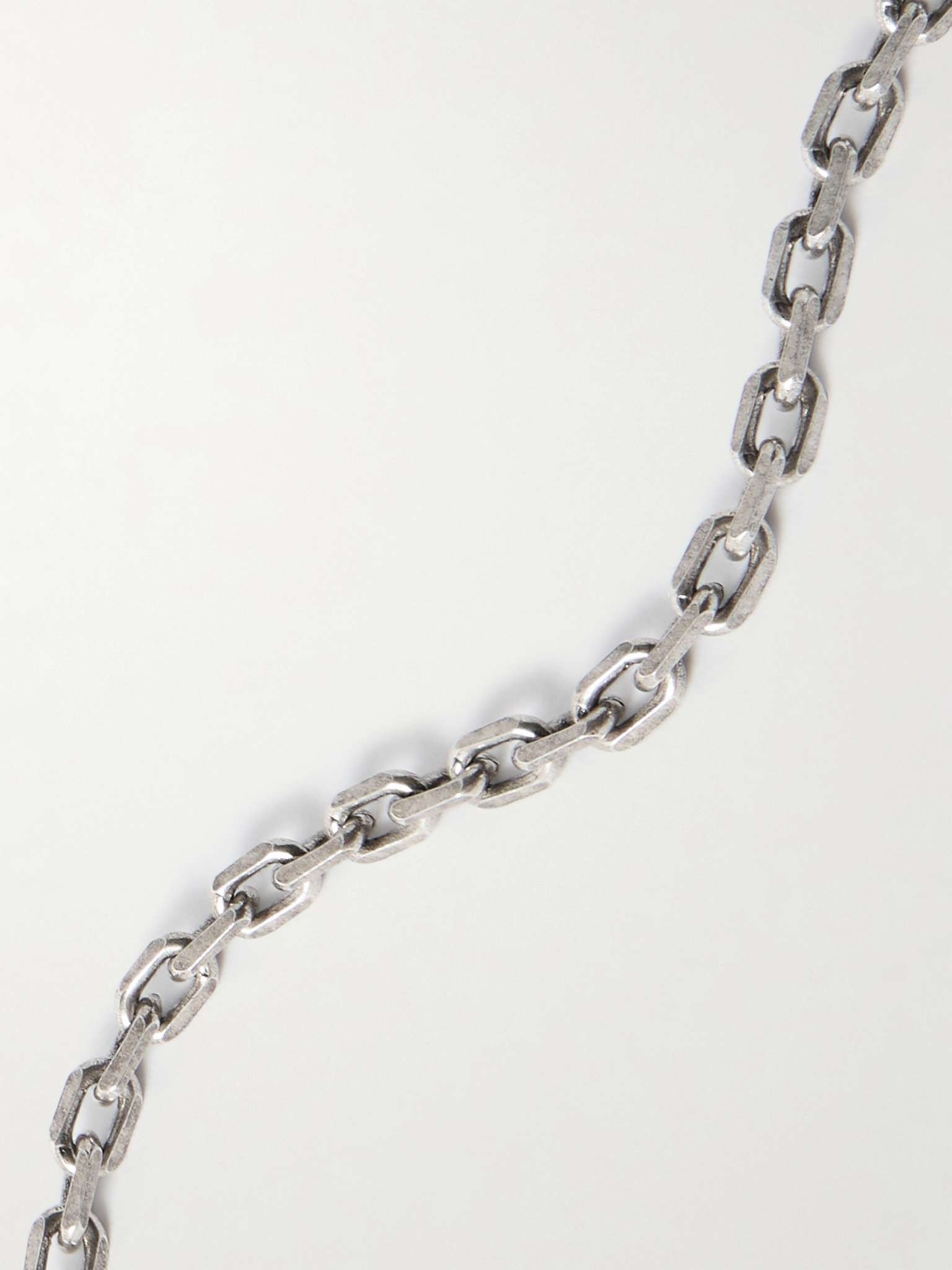 Burnished Silver-Tone Chain Necklace - 3