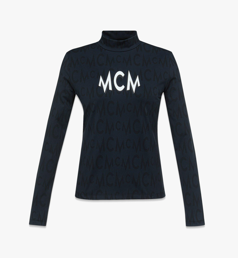 Long Sleeve Monogram T-Shirt in Recycled Nylon 1