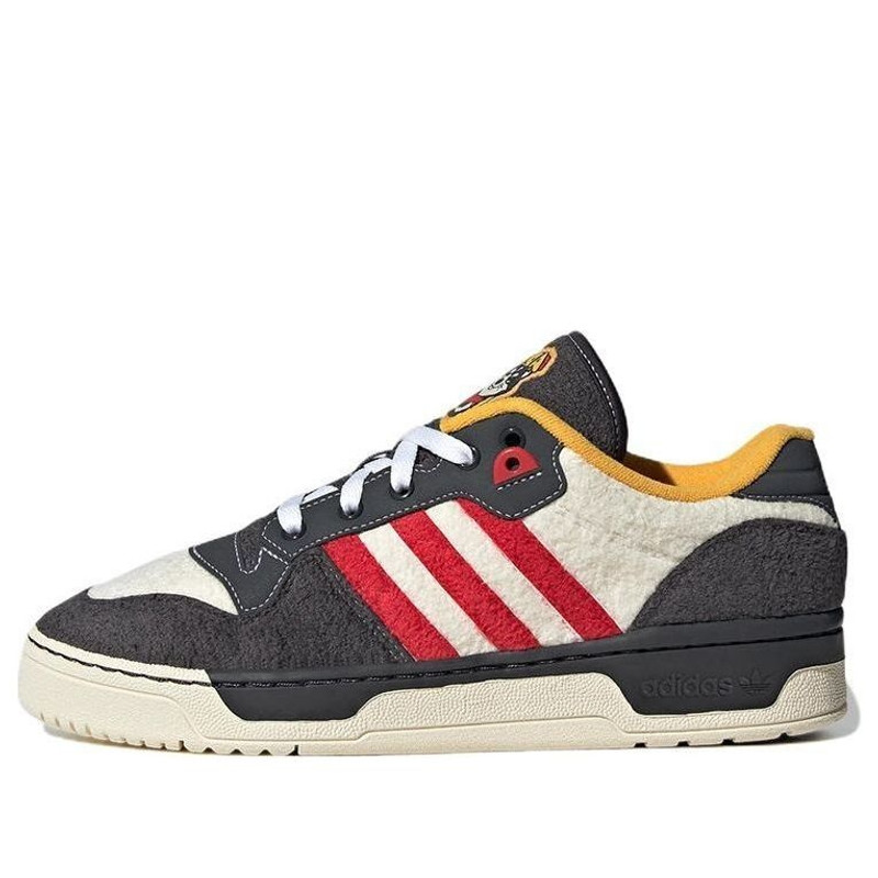 adidas originals Rivalry Low 'Dark Grey Red' HR0464 - 1