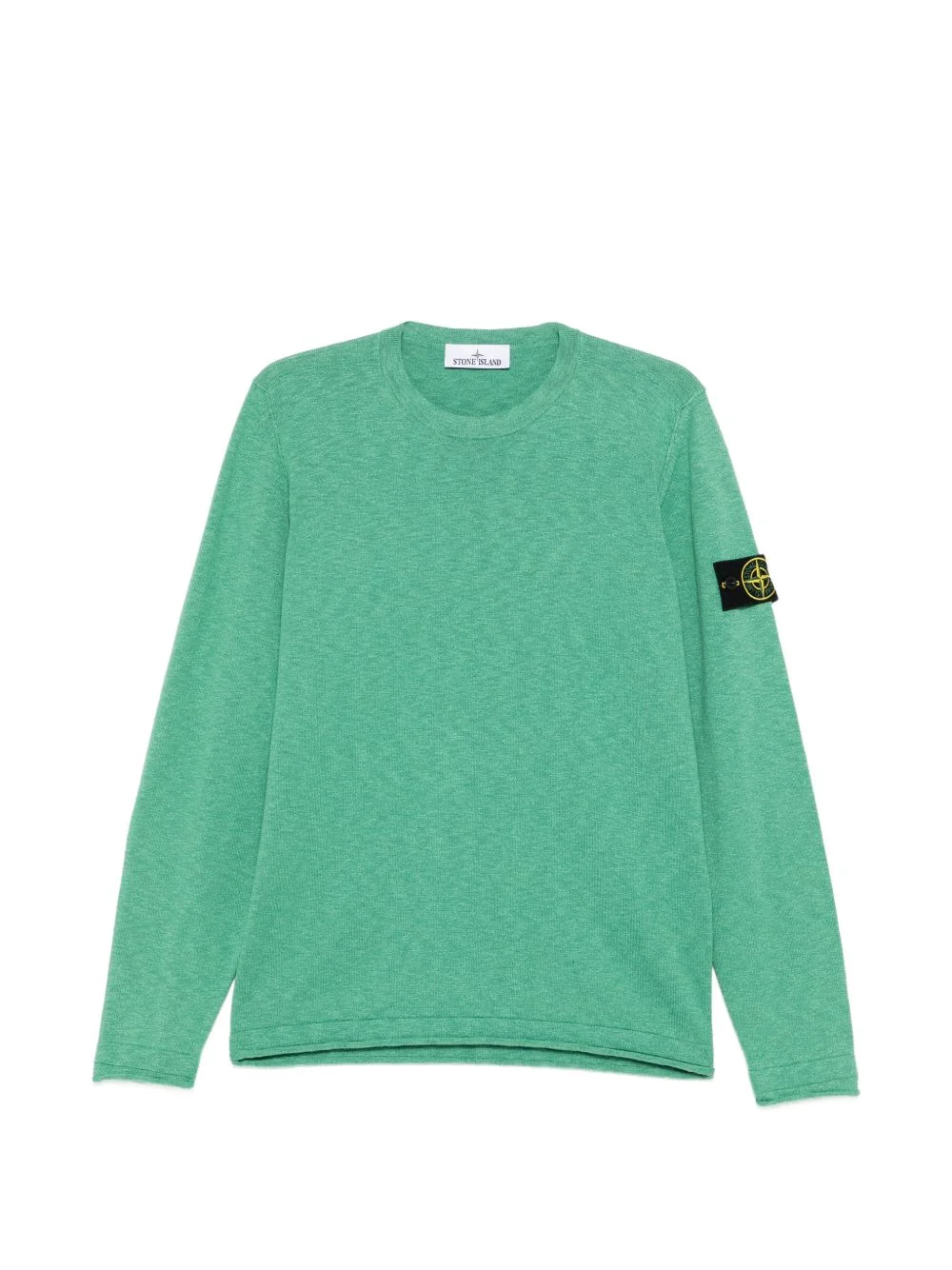 logo-patch crew-neck sweater - 1