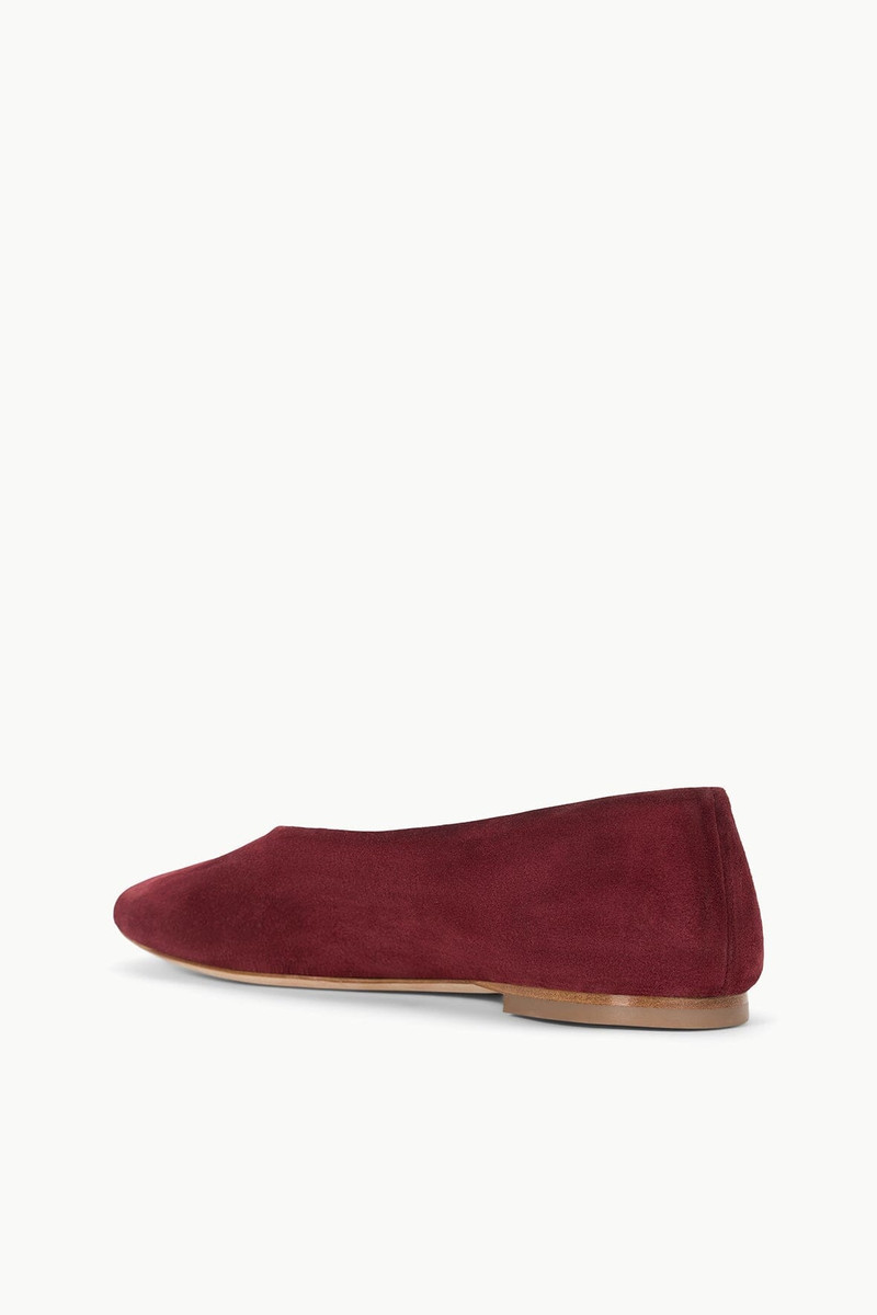 STAUD STAUD ALBA BALLET PINOT SUEDE outlook
