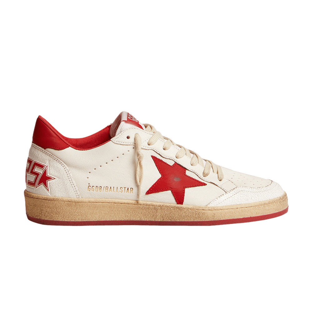 Golden Goose Ball Star 'White Red' - 1