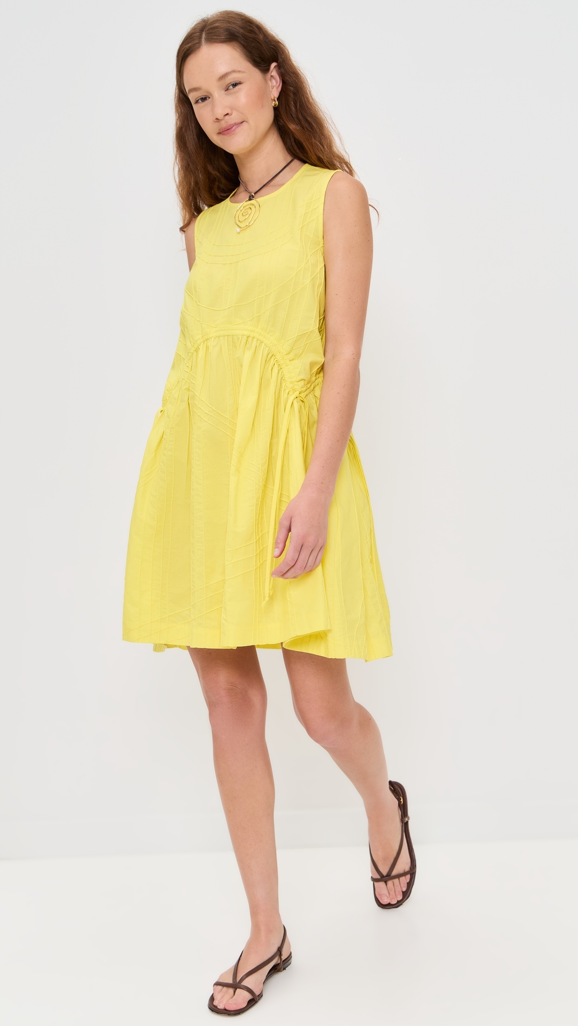 Camden Cotton Poplin Tank Mini Tunic - 4