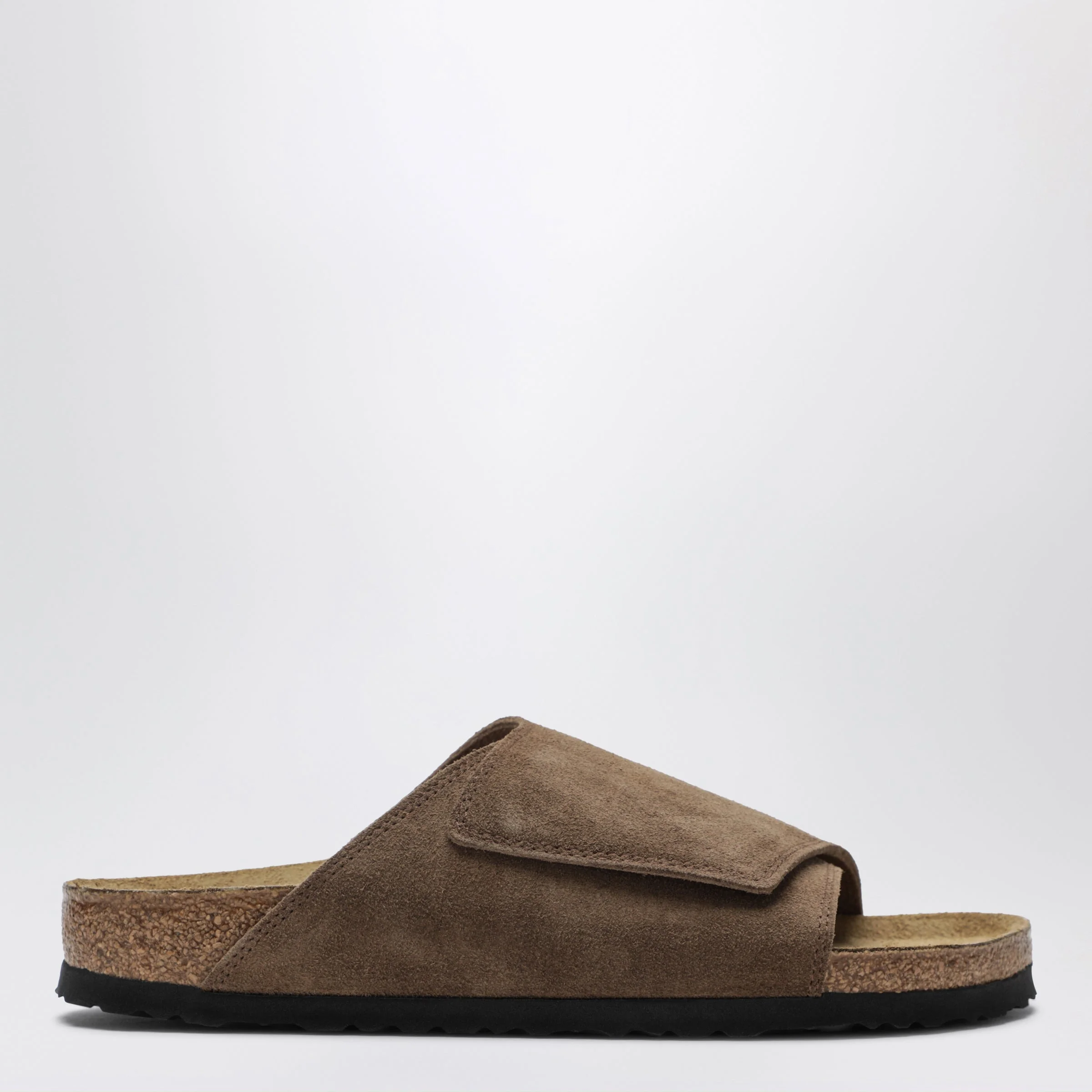 Brown Solana VL suede slides - 1