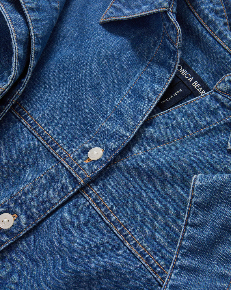 NESTOR CHAMBRAY BUTTON-DOWN SHIRT 4