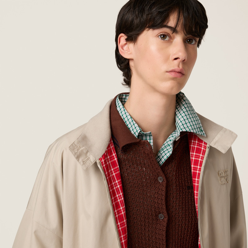 Panama cotton blouson jacket 4