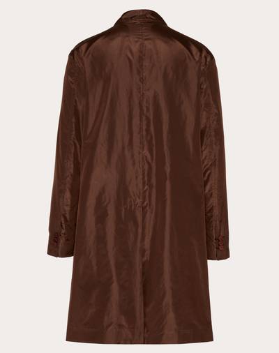 Valentino WASHED SILK DOUBLE BREASTED COAT outlook