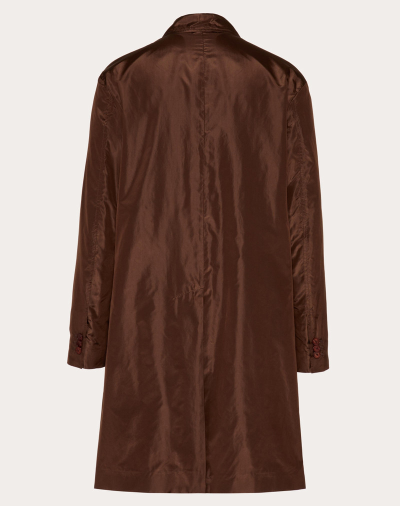 Valentino WASHED SILK DOUBLE BREASTED COAT outlook