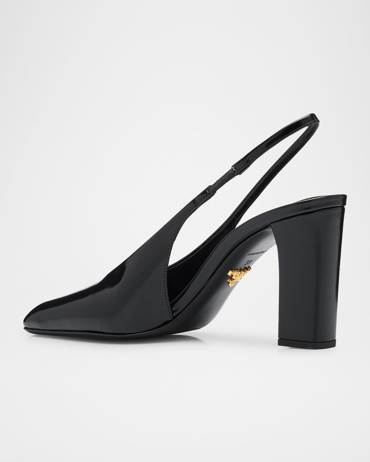 Modellerie Leather Slingback Pumps - 4