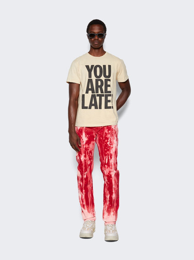 GALLERY DEPT. Biscayne Jeans Red Tie Dye outlook