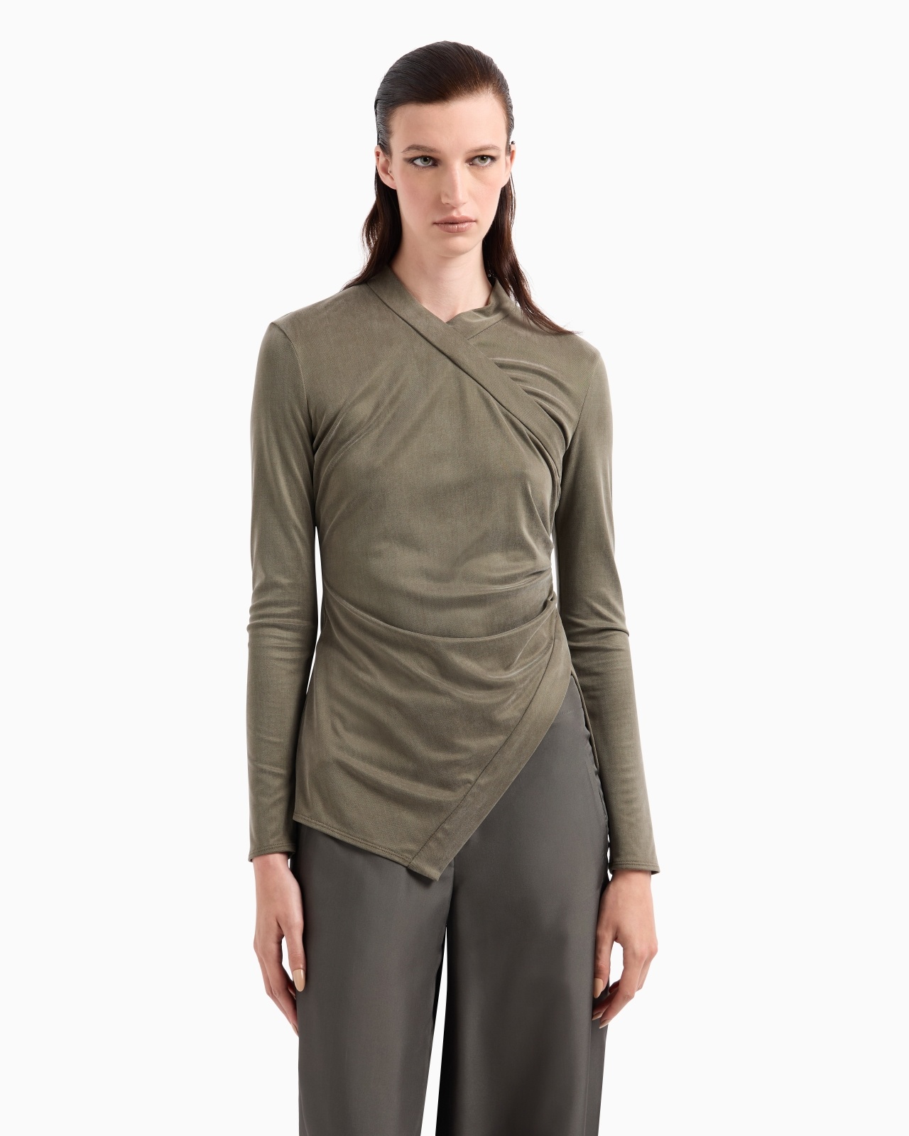 CUPRO JERSEY JUMPER - 2