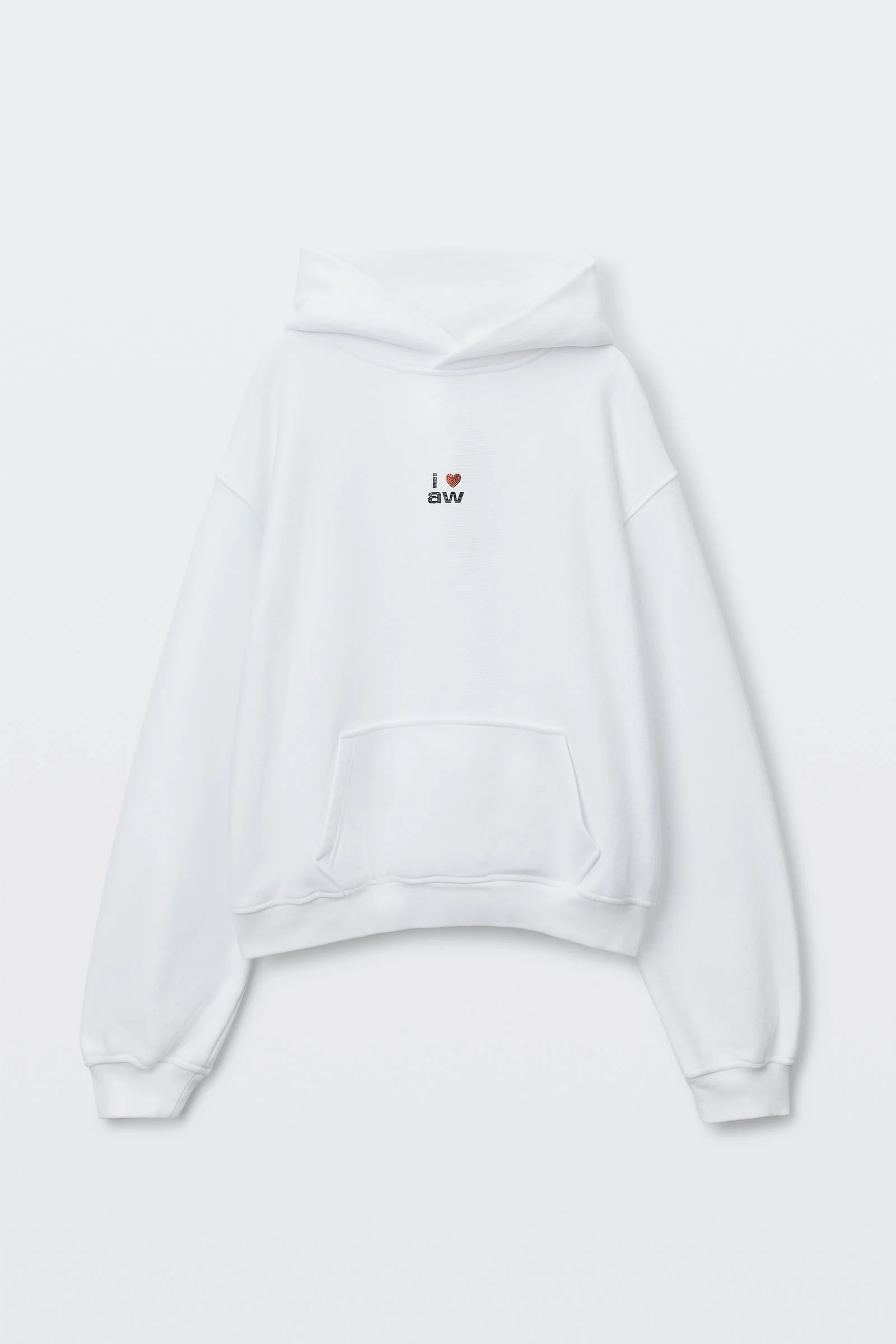 crystal hotfix i heart aw hoodie - 1