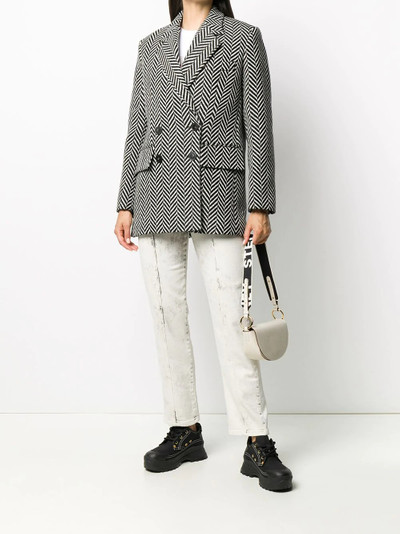 Stella McCartney herringbone blazer jacket outlook