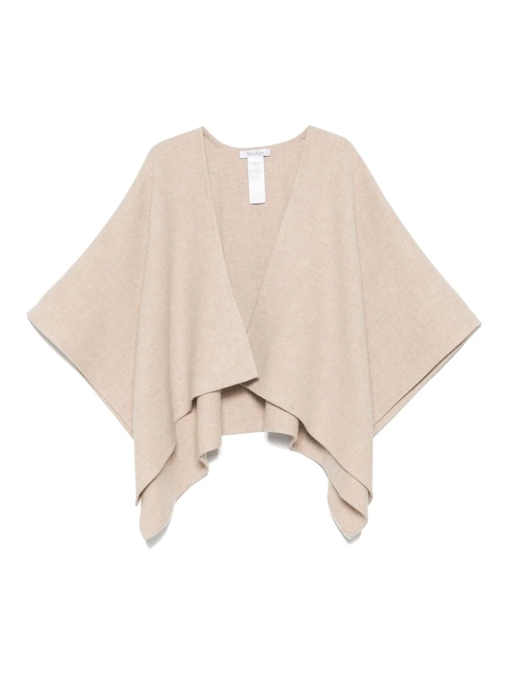 asymmetric-hem poncho - 1