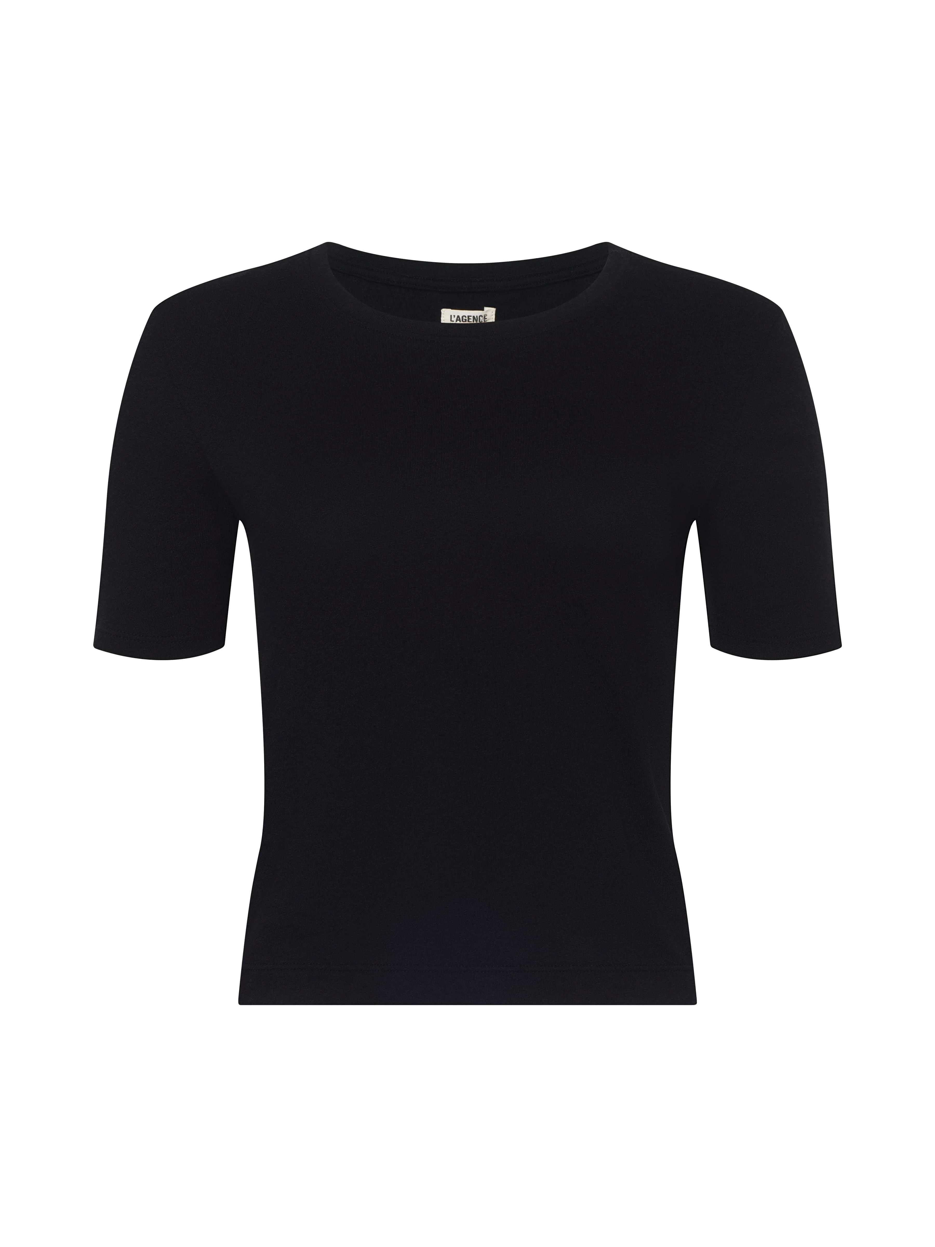 Stormy Cropped Cotton Tee - 1